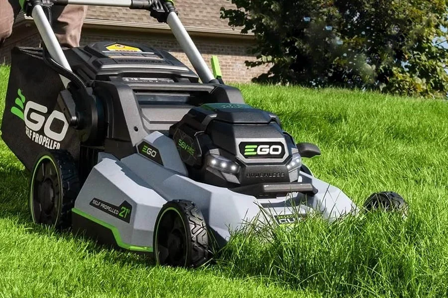 best rated battery mower