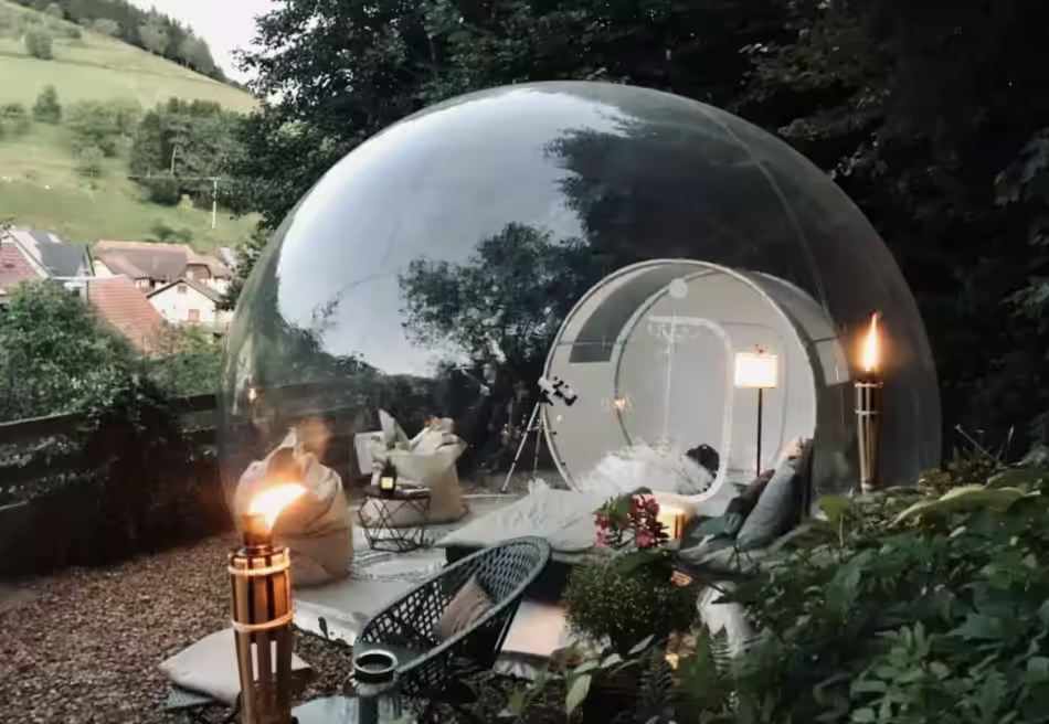 best outdoor camping bubble tent