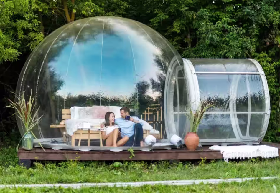 stargaze bubble tent